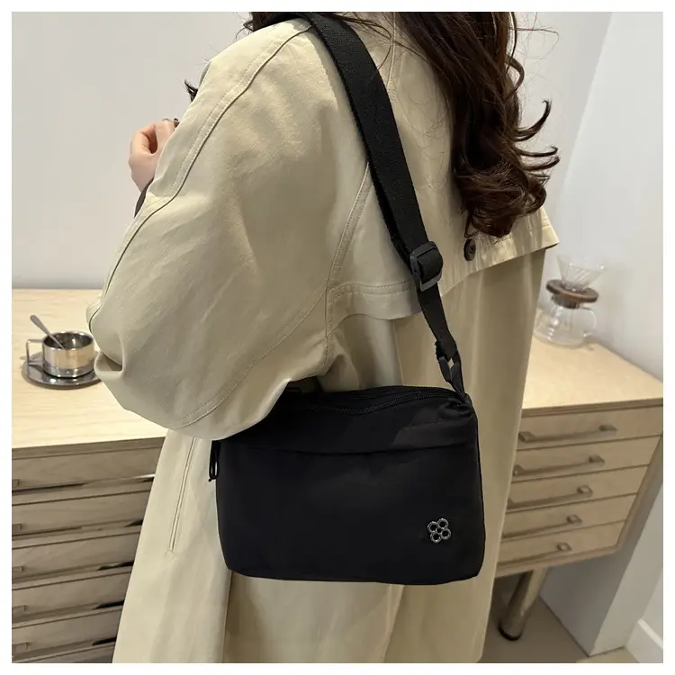 Japanese Style Water Repellent Shoulder Bag Yellow — feature 33