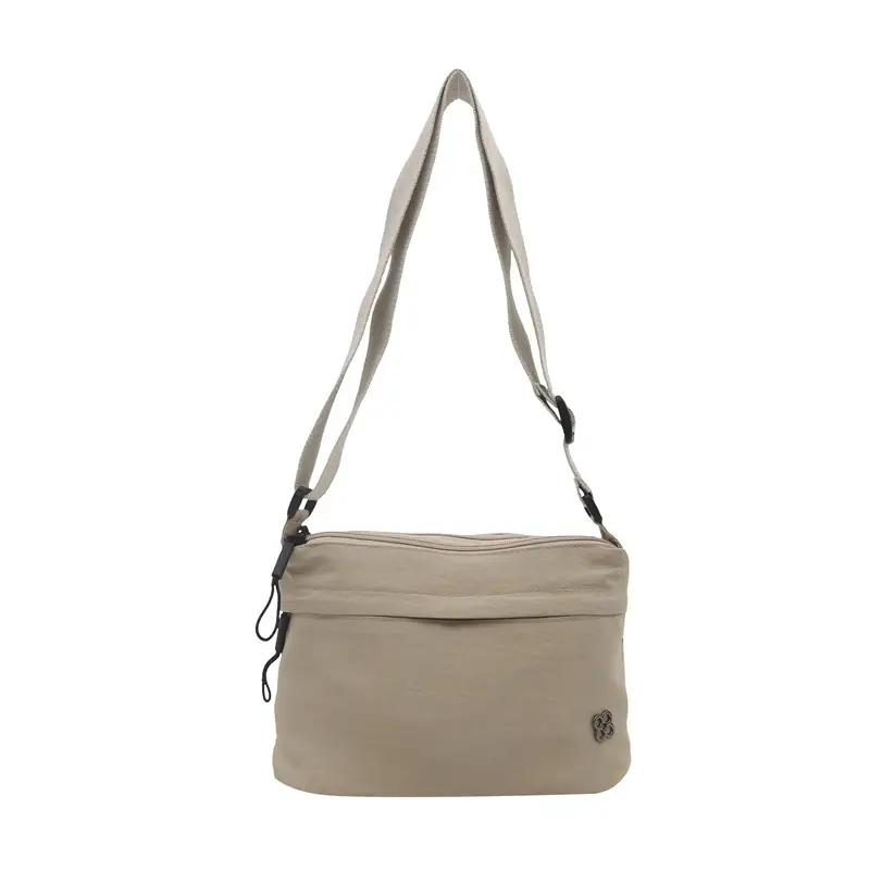 Japanese Style Water Repellent Shoulder Bag Yellow - Image 3