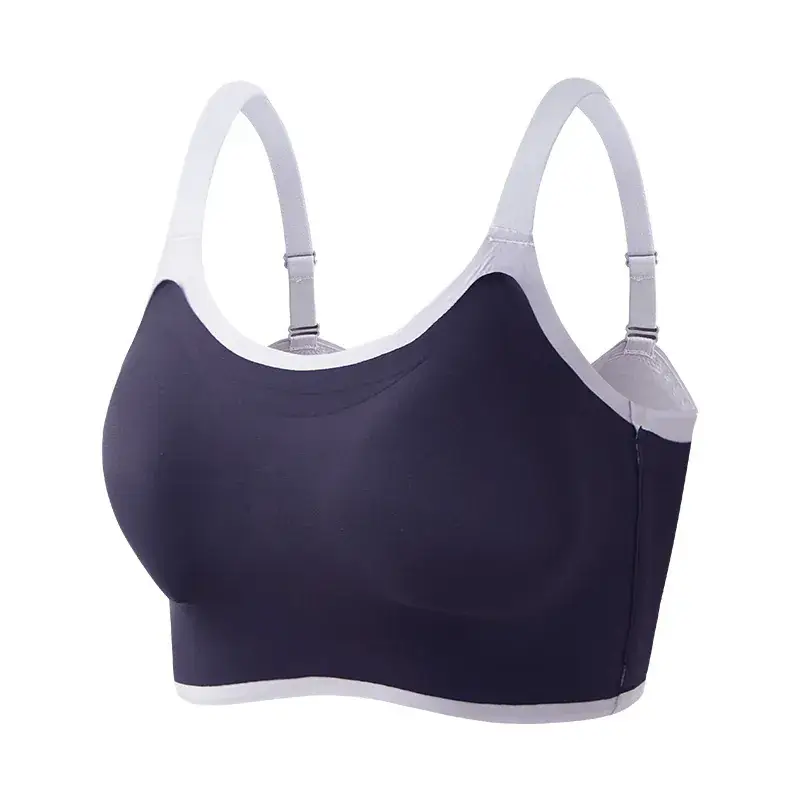 Women's Crossbody Yoga Vest Shockproof Light Blue - Image 6
