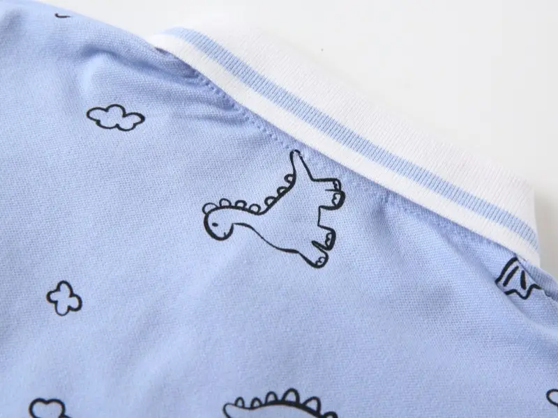 Blue Dinosaur Print Boys Short Sleeve T-Shirt 2026 — feature 12