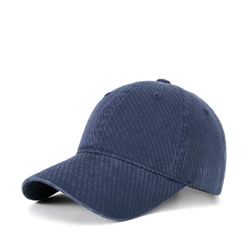Black Retro Washed Baseball Cap Men's Casual All-match Sunshade Hat - Image 2