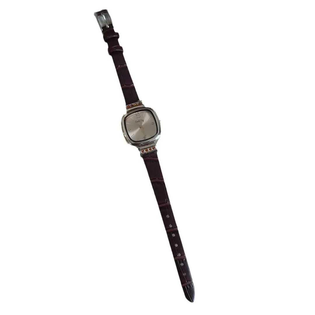Retro Square Quartz Watch Black Strap for Women - Image 8