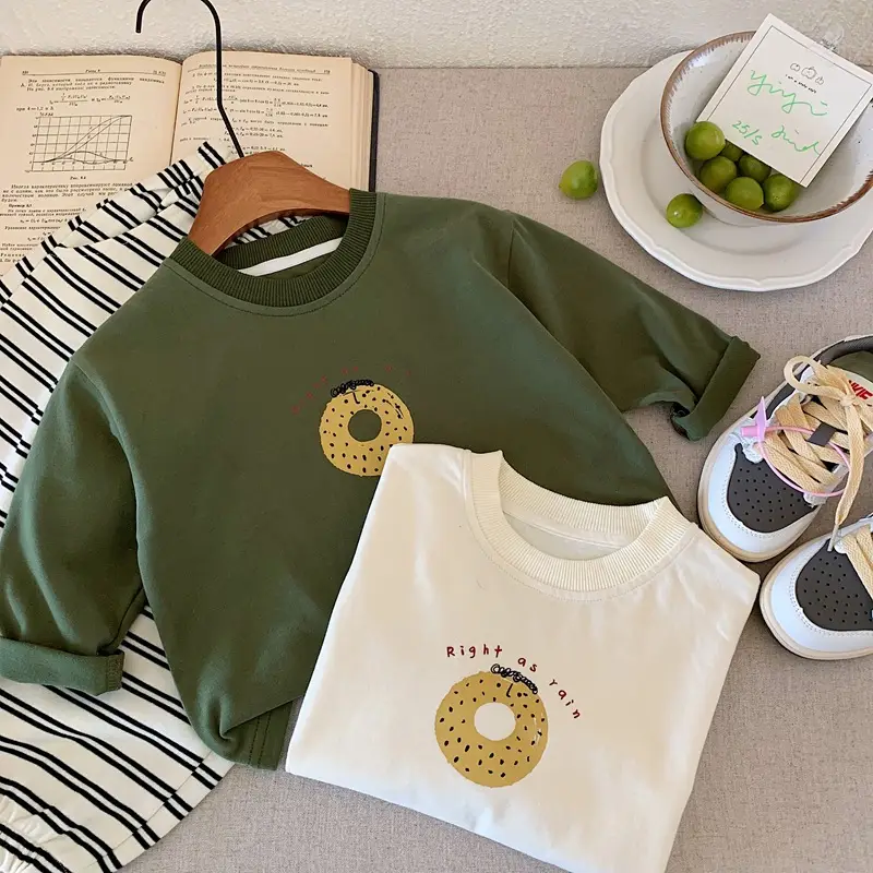 Japanese Boys T-Shirt Long Sleeve 2025 Spring Wear — feature 10