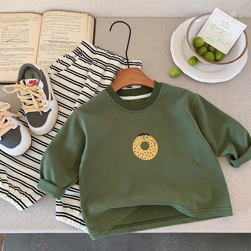 Japanese Boys T-Shirt Long Sleeve 2025 Spring Wear — feature 5