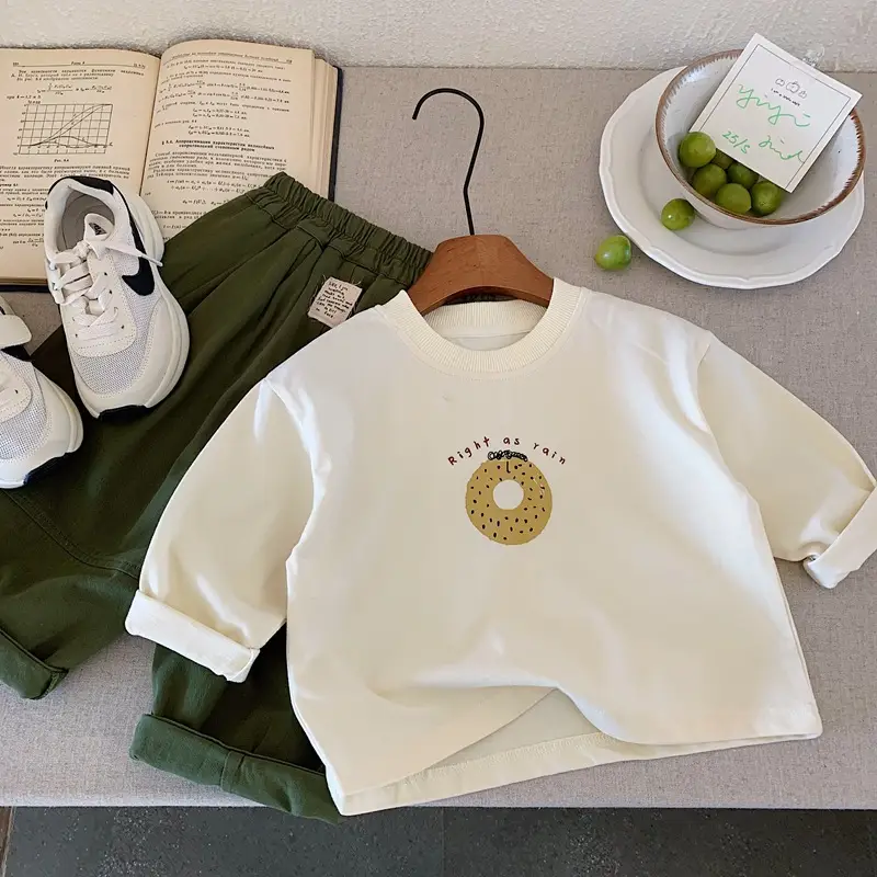 Japanese Boys T-Shirt Long Sleeve 2025 Spring Wear — feature 7