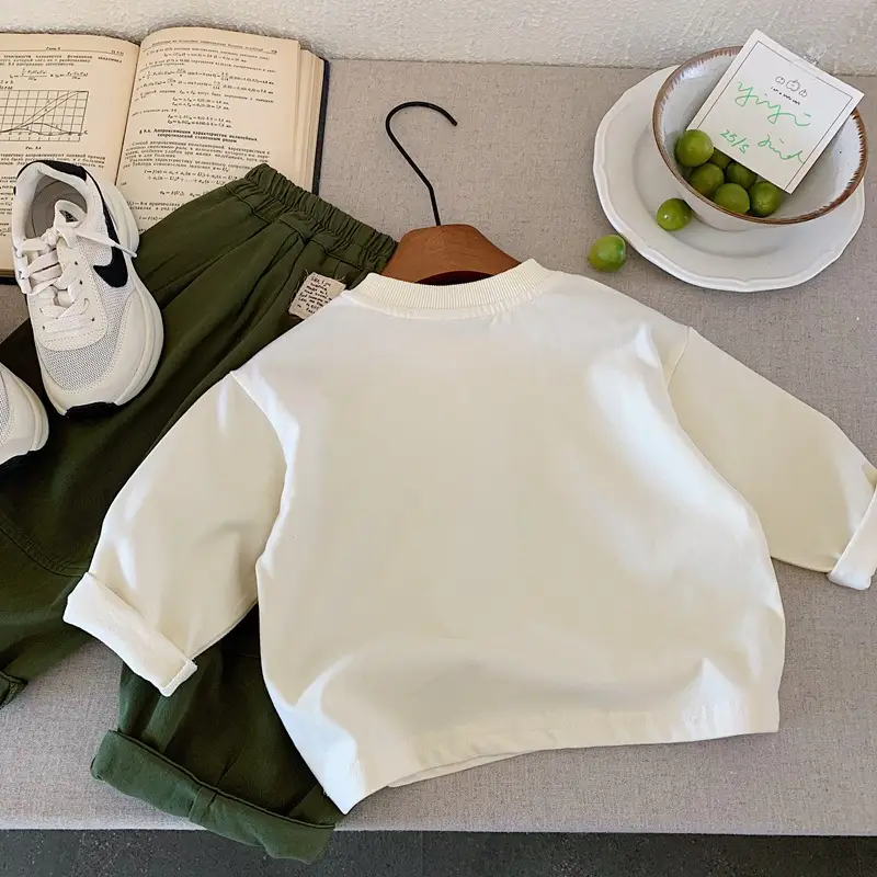 Japanese Boys T-Shirt Long Sleeve 2025 Spring Wear — feature 9