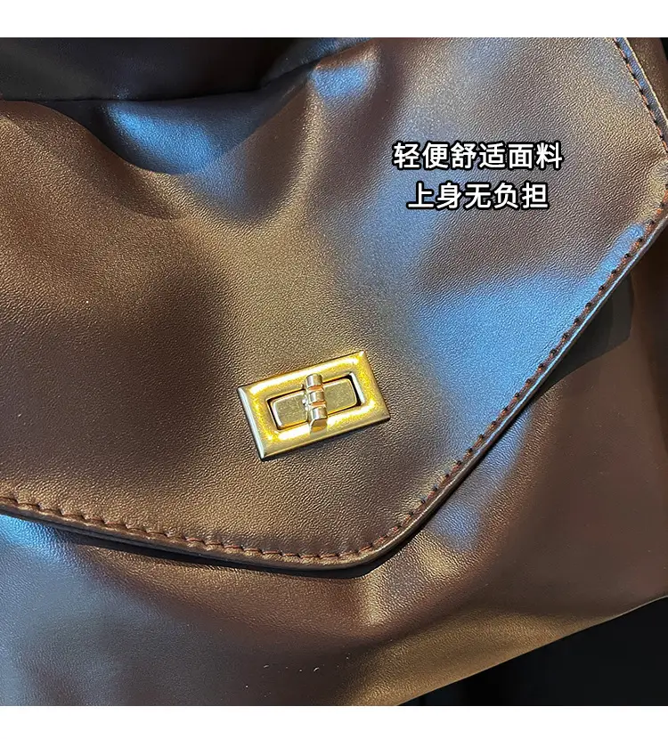 White Korean Style Large Capacity Shoulder Bag for Women — feature 4