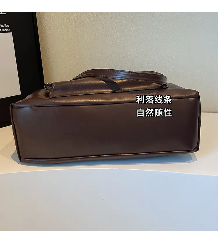 White Korean Style Large Capacity Shoulder Bag for Women — feature 6