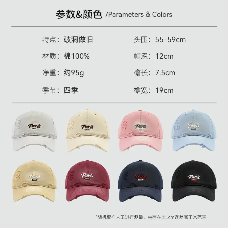 American Retro Baseball Cap with English Embroidery - Image 7