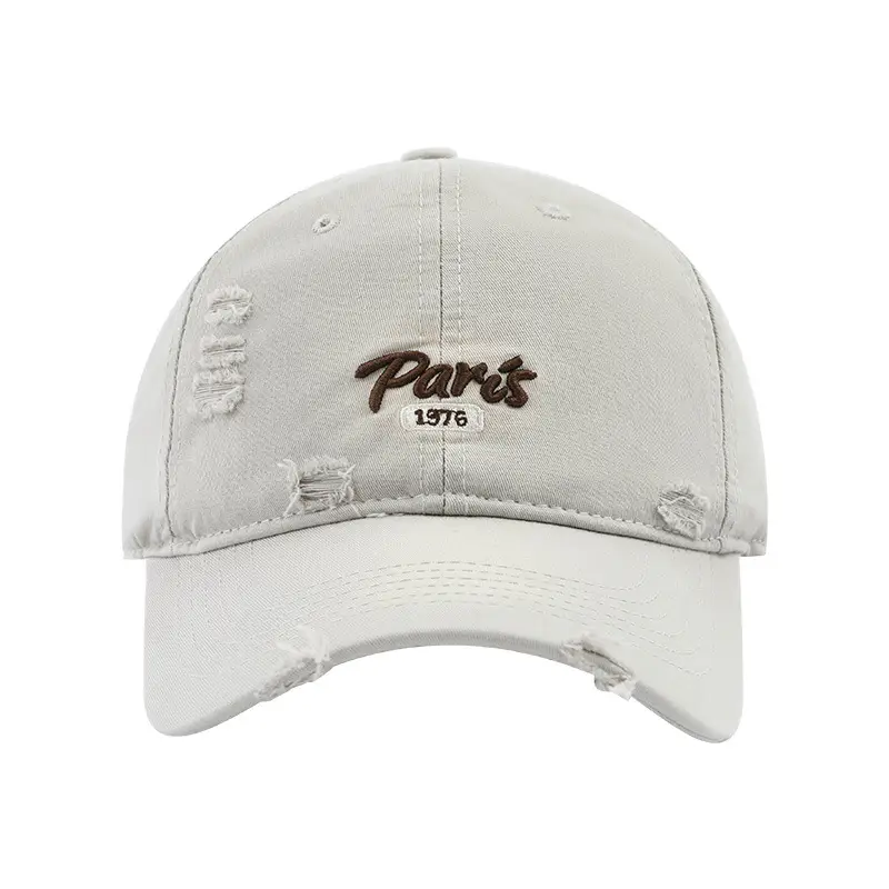 American Retro Baseball Cap with English Embroidery - Image 8