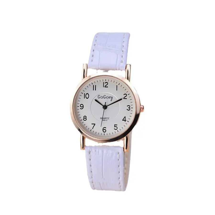 Korean Style Red Leather Watch for Girls