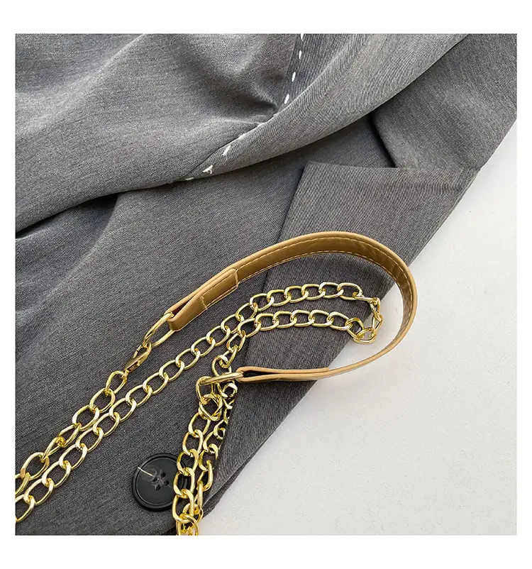 Light Grey Chain Crossbody Bag for Women — feature 12