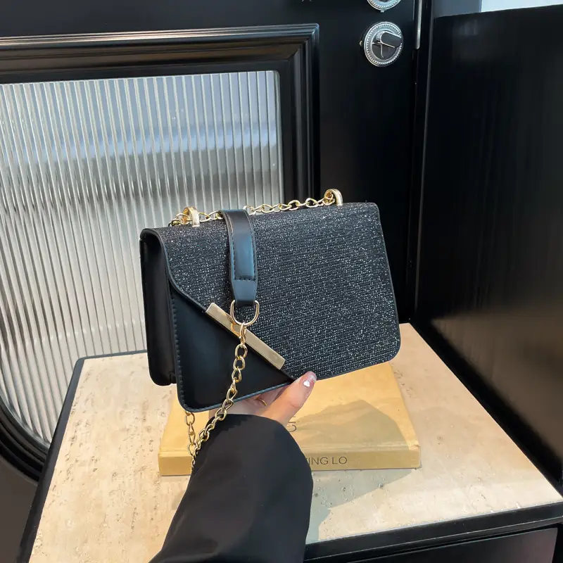 Light Grey Chain Crossbody Bag for Women — feature 18