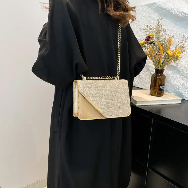 Light Grey Chain Crossbody Bag for Women — feature 27