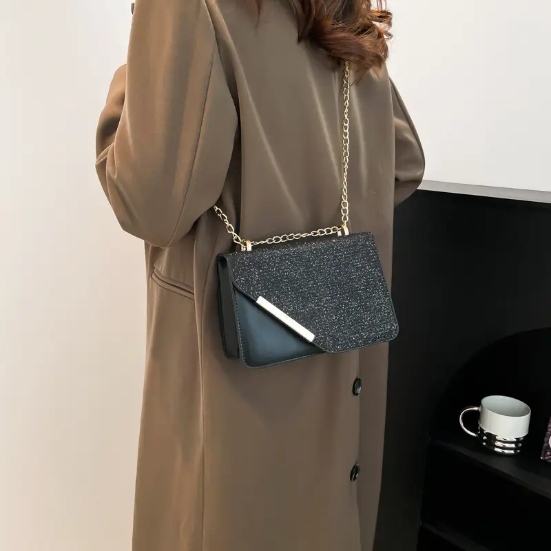 Light Grey Chain Crossbody Bag for Women — feature 33