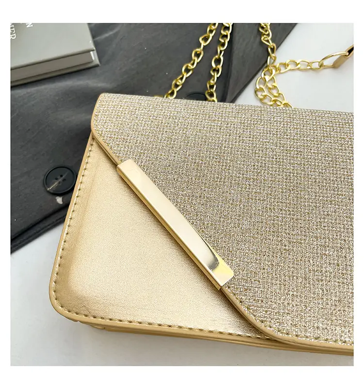Light Grey Chain Crossbody Bag for Women — feature 7