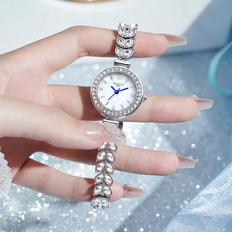 Women's Swiss Quartz Bracelet Watch with Crystal Band - Image 4