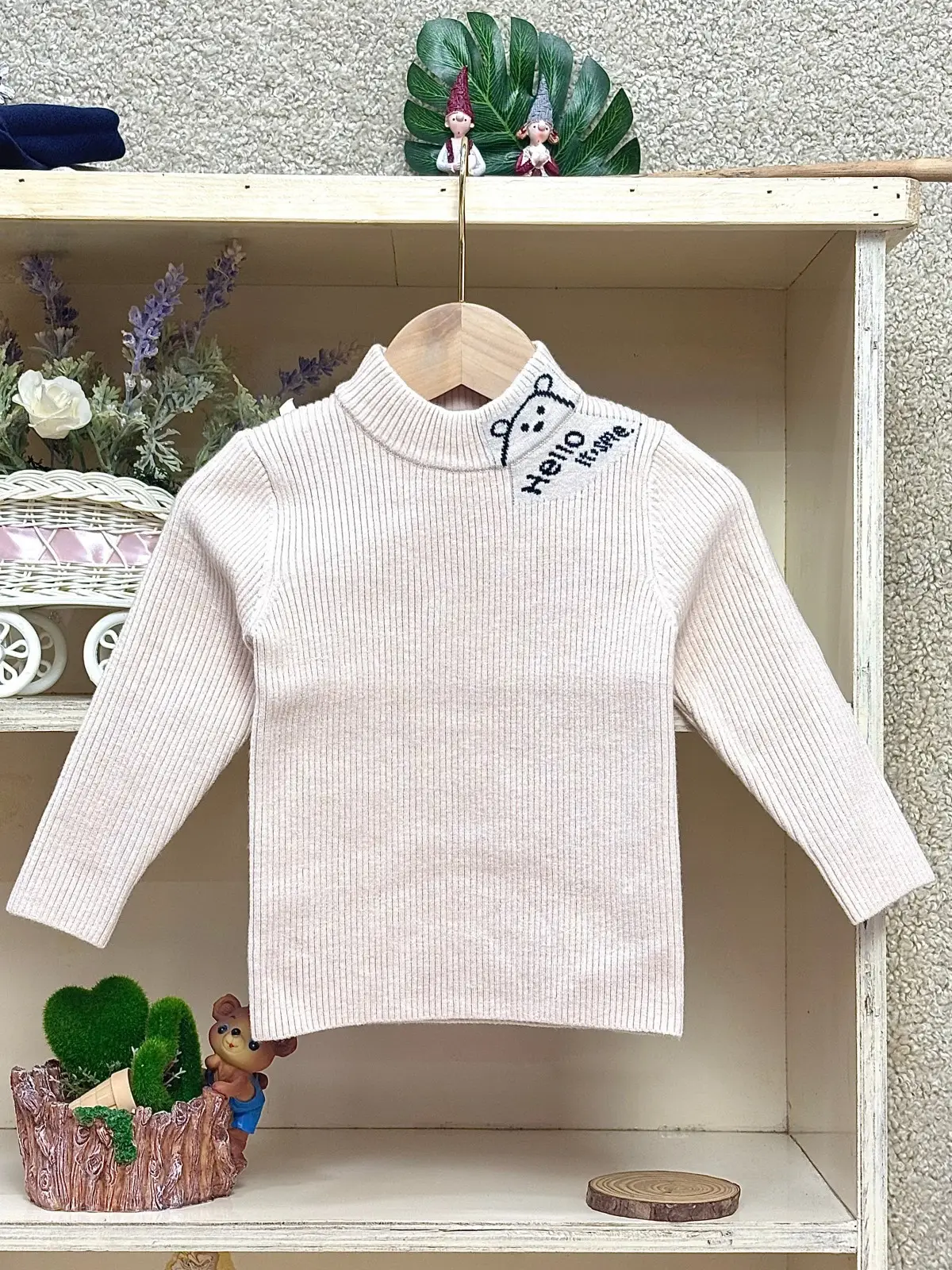 Boys Knit Winter Sweater White Yellow Grey Blue Medium Large