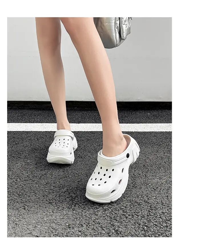 Thick Sole Shoes Beach Sandals Baotou Sandals Women's Heightened Slippers Internet Popular Ins Fashionable Outer Wearing New Style — feature 15
