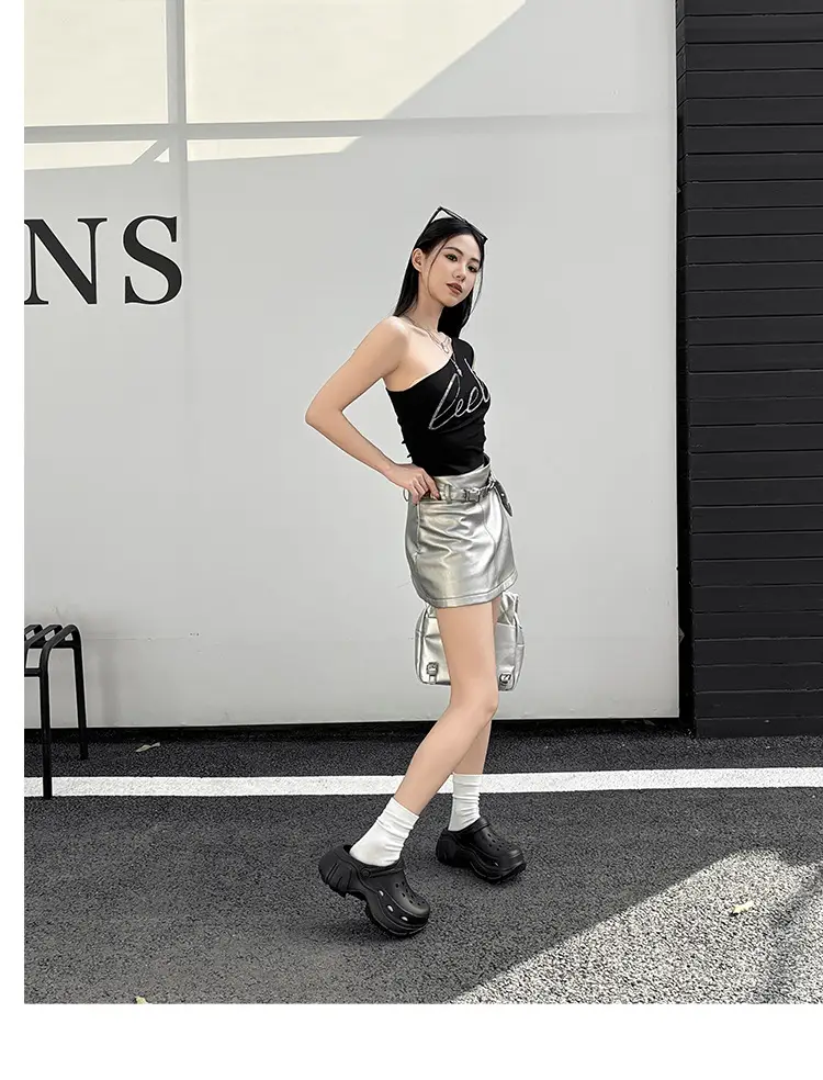 Thick Sole Shoes Beach Sandals Baotou Sandals Women's Heightened Slippers Internet Popular Ins Fashionable Outer Wearing New Style — feature 19