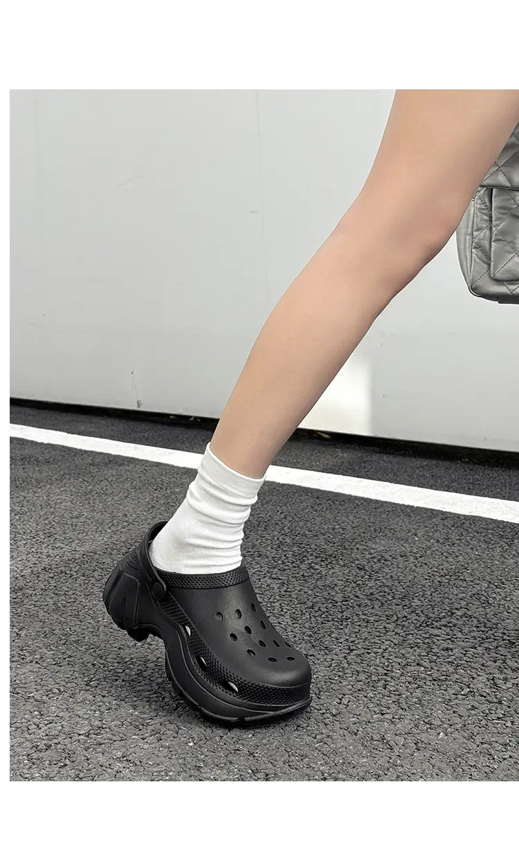 Thick Sole Shoes Beach Sandals Baotou Sandals Women's Heightened Slippers Internet Popular Ins Fashionable Outer Wearing New Style — feature 30