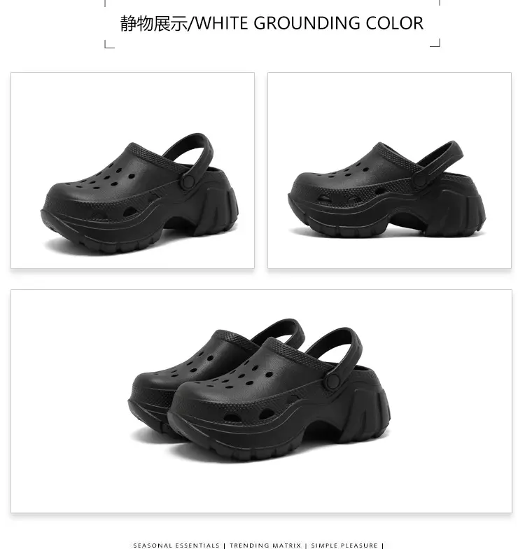 Thick Sole Shoes Beach Sandals Baotou Sandals Women's Heightened Slippers Internet Popular Ins Fashionable Outer Wearing New Style — feature 41