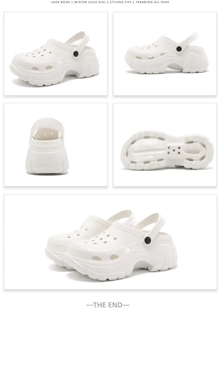 Thick Sole Shoes Beach Sandals Baotou Sandals Women's Heightened Slippers Internet Popular Ins Fashionable Outer Wearing New Style — feature 42