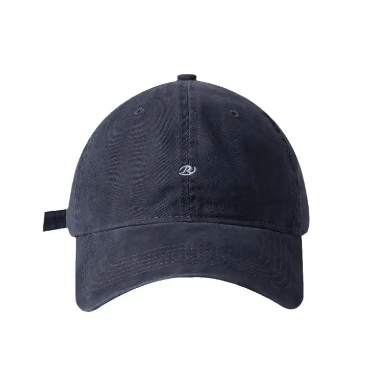 Women's Korean Style Embroidered Baseball Cap Maroon Beige Black - Image 12