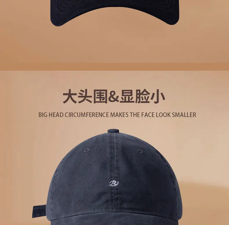 Women's Korean Style Embroidered Baseball Cap Maroon Beige Black — feature 12