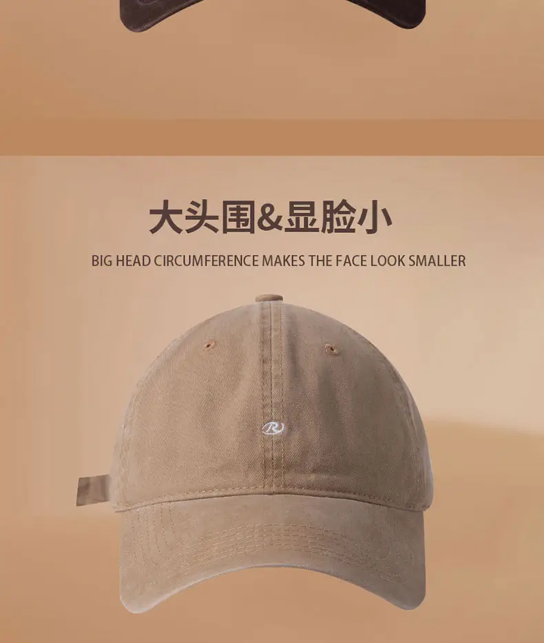 Women's Korean Style Embroidered Baseball Cap Maroon Beige Black — feature 15