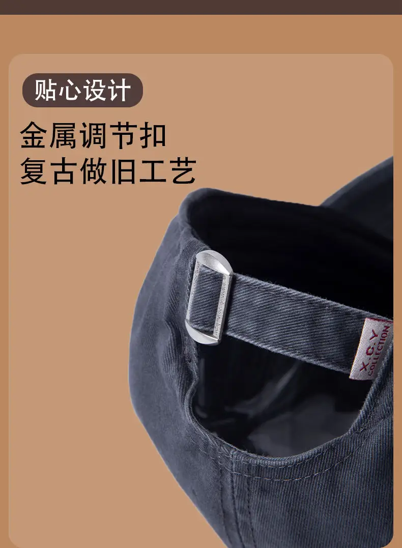 Women's Korean Style Embroidered Baseball Cap Maroon Beige Black — feature 7