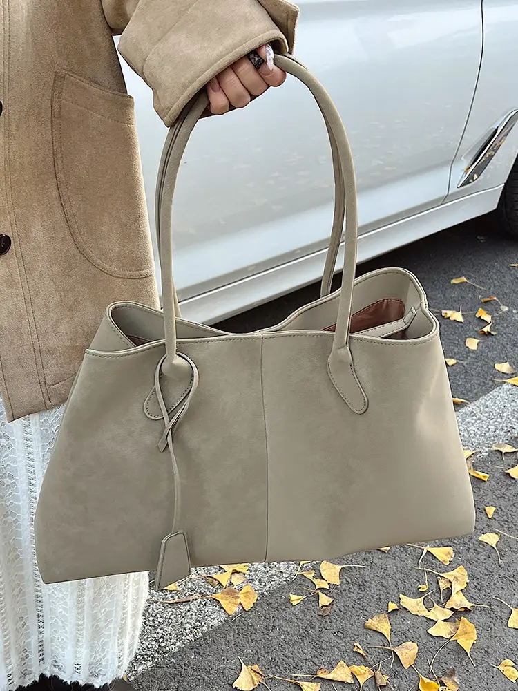 Frosted Leather Vintage Shoulder Bag for Women - Image 8