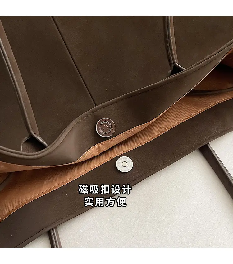 Frosted Leather Vintage Shoulder Bag for Women — feature 10