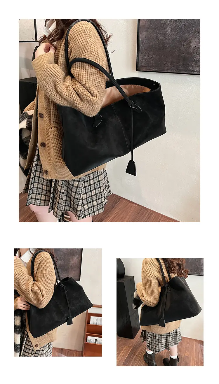 Frosted Leather Vintage Shoulder Bag for Women — feature 14
