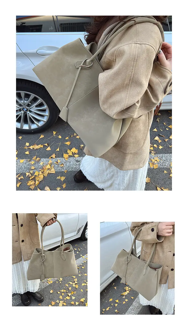Frosted Leather Vintage Shoulder Bag for Women — feature 15