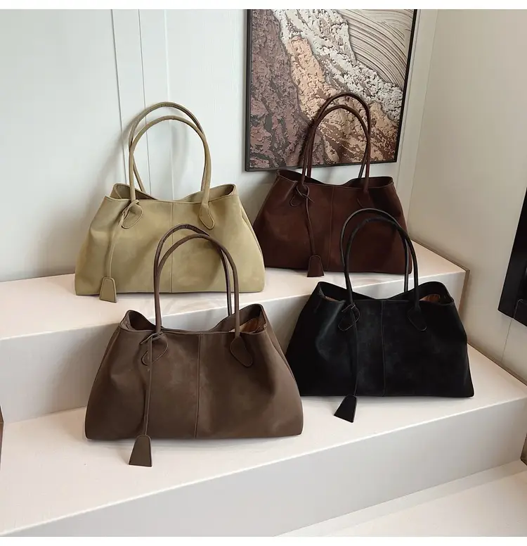 Frosted Leather Vintage Shoulder Bag for Women — feature 17