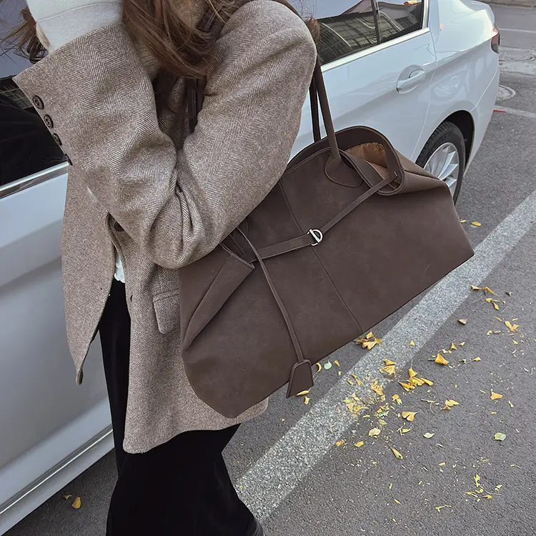 Frosted Leather Vintage Shoulder Bag for Women — feature 21