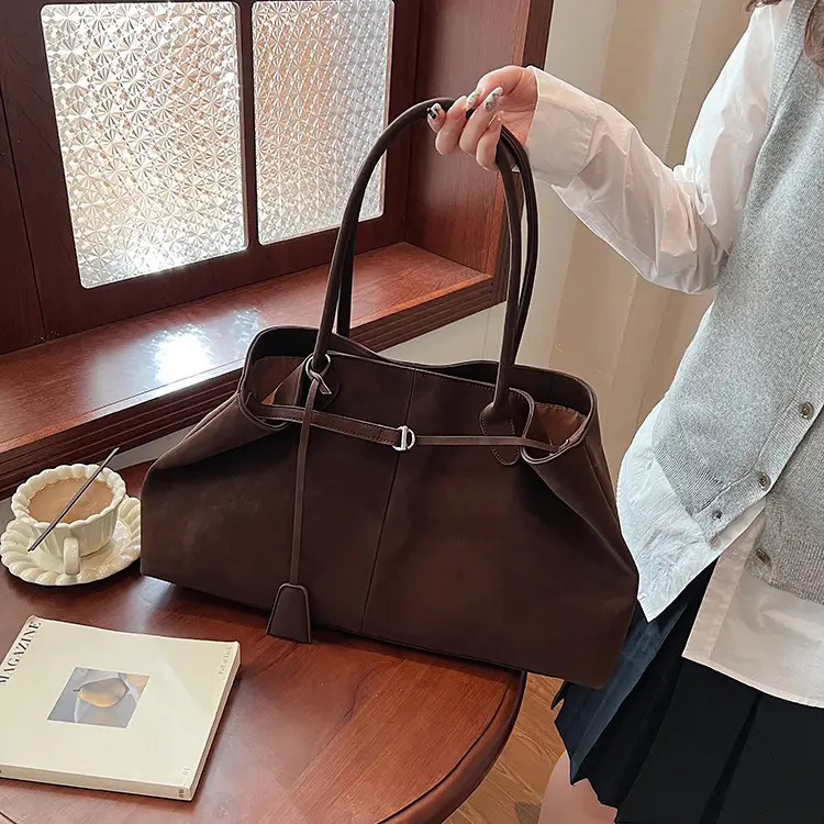 Frosted Leather Vintage Shoulder Bag for Women — feature 24