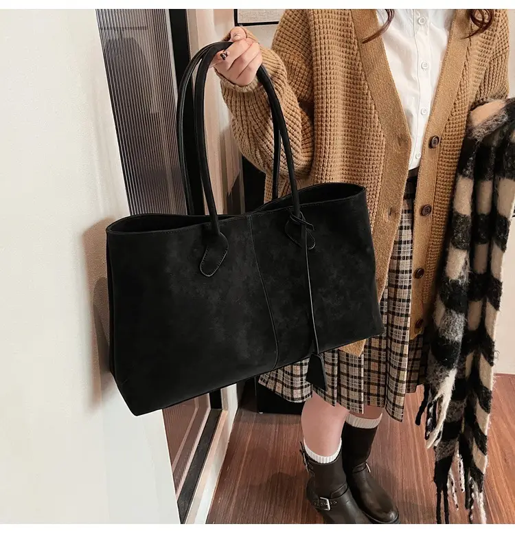 Frosted Leather Vintage Shoulder Bag for Women — feature 27