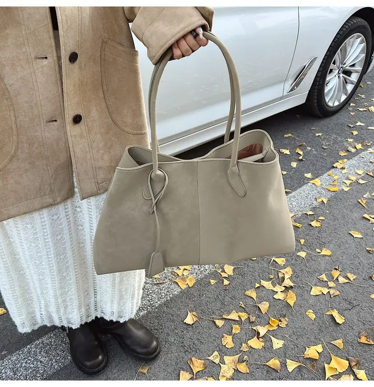 Frosted Leather Vintage Shoulder Bag for Women — feature 31