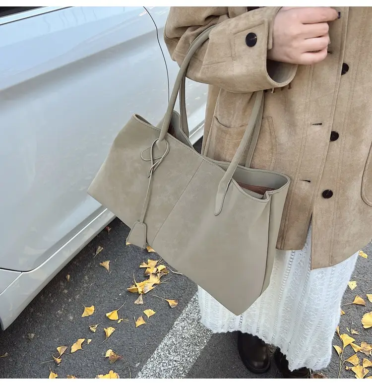 Frosted Leather Vintage Shoulder Bag for Women — feature 33