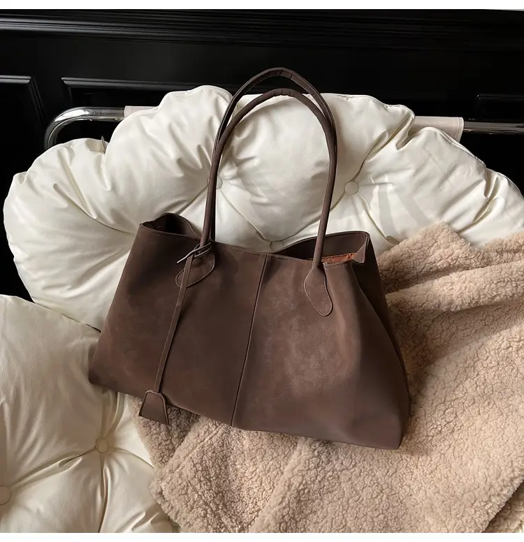 Frosted Leather Vintage Shoulder Bag for Women — feature 36