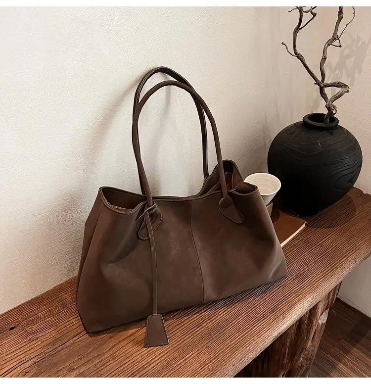 Frosted Leather Vintage Shoulder Bag for Women — feature 37