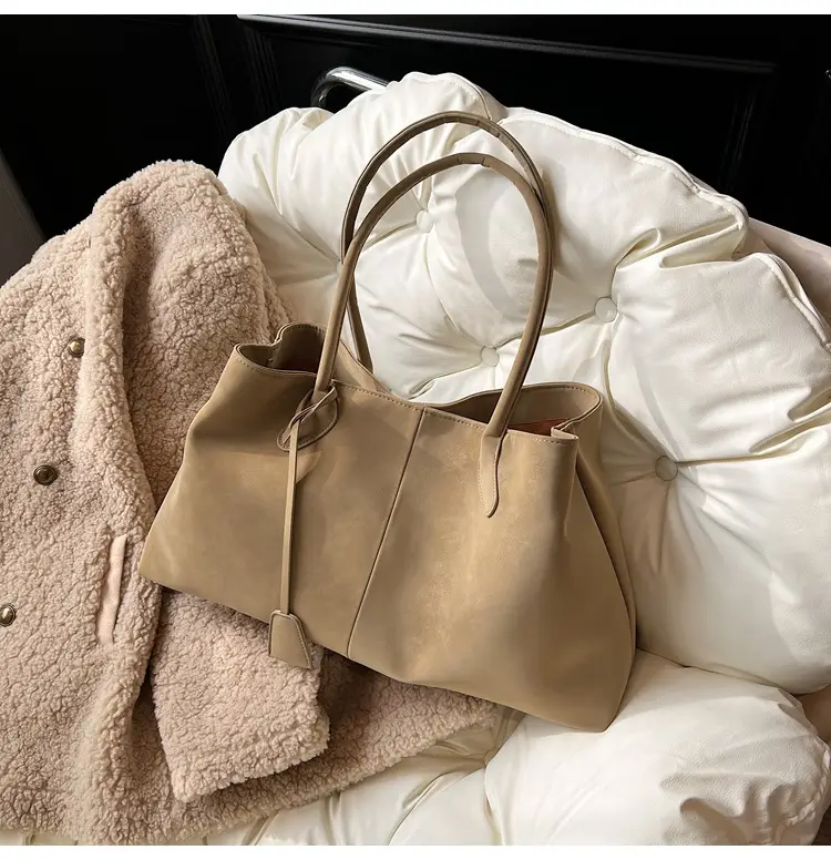 Frosted Leather Vintage Shoulder Bag for Women — feature 38