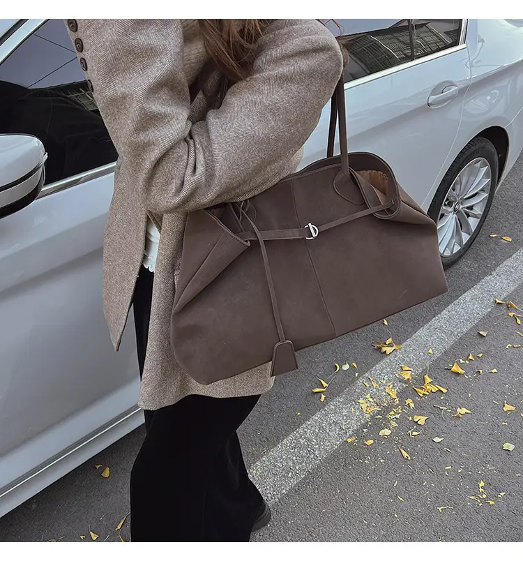 Frosted Leather Vintage Shoulder Bag for Women — feature 4