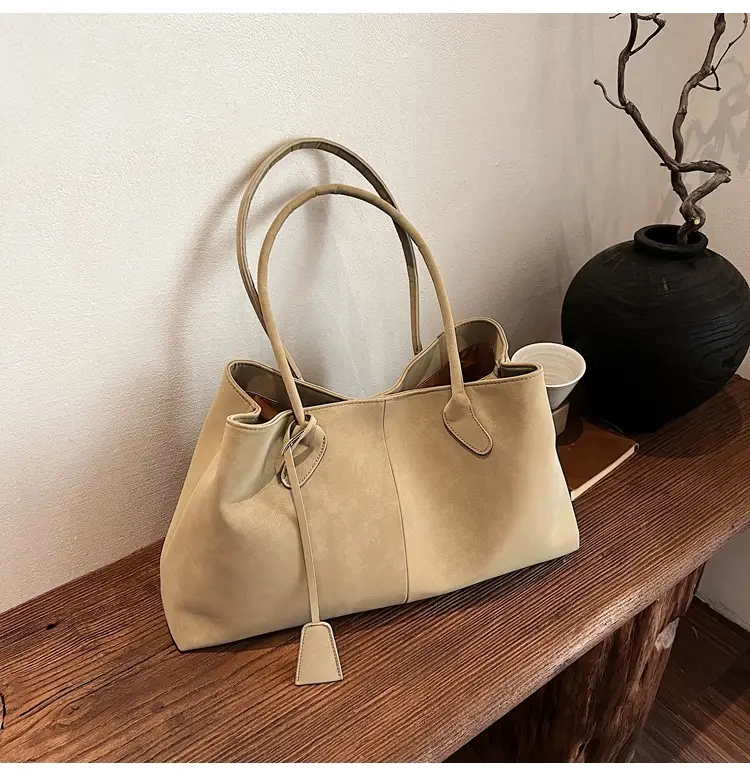 Frosted Leather Vintage Shoulder Bag for Women — feature 40