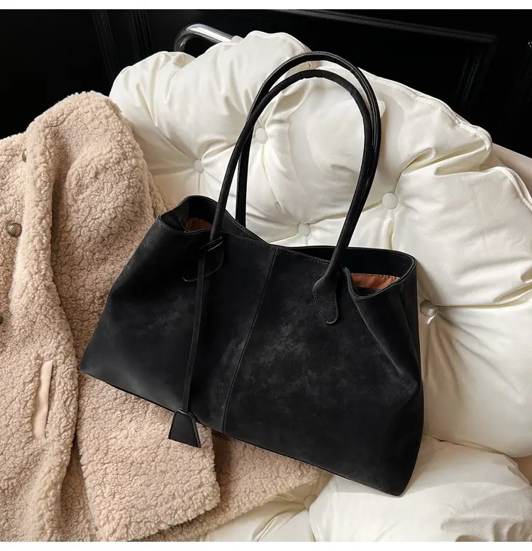 Frosted Leather Vintage Shoulder Bag for Women — feature 41