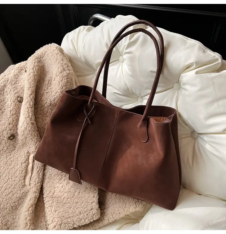Frosted Leather Vintage Shoulder Bag for Women — feature 43