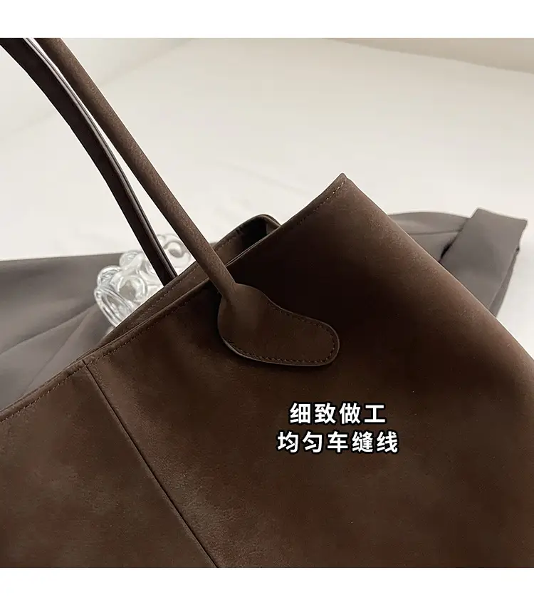 Frosted Leather Vintage Shoulder Bag for Women — feature 8