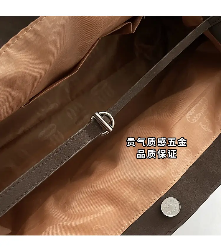 Frosted Leather Vintage Shoulder Bag for Women — feature 9